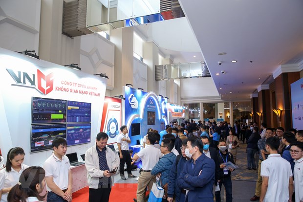 Các gian hàng tại triển lãm. (Ảnh: Minh Sơn/Vietnam+)